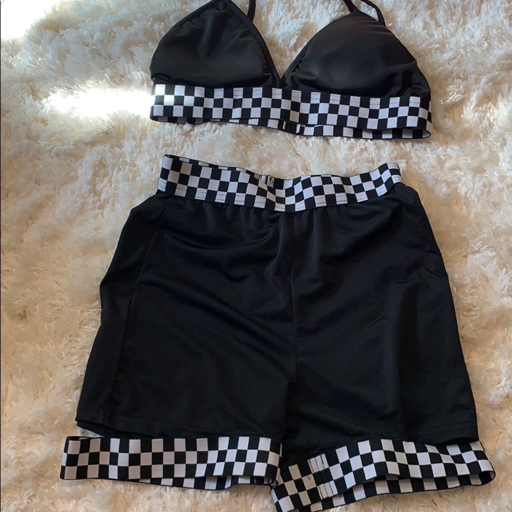 Two piece suit